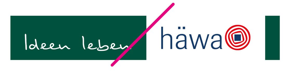 häwa Logo und Slogan "Ideen leben".