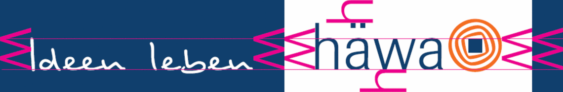 häwa Slogan "Ideen leben" und häwa Logo.