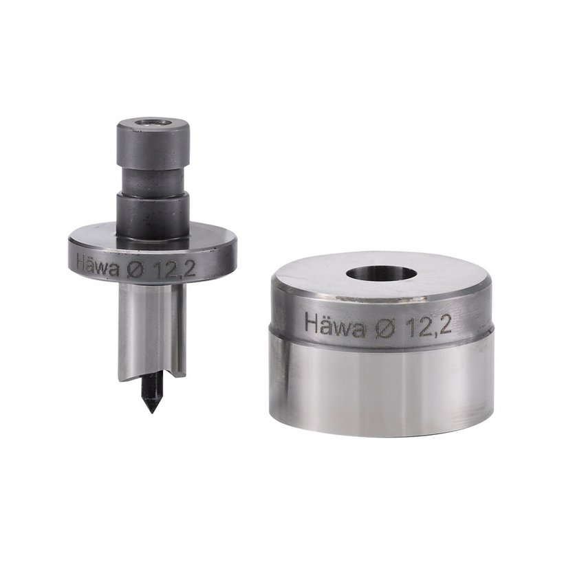 Rundlocher mit Einspannzapfen, Matrizen-Außendurchmesser 40 mm