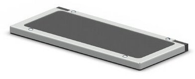 Kabelplatte für Wandgehäuse Querformat 3339, zweiteilig mit Klemmgummi