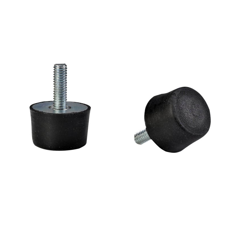 Gummi-Metall-Anschlagpuffer mit Gewindebolzen Gummi-Metall-Anschlagpuffer mit Gewindebolzen