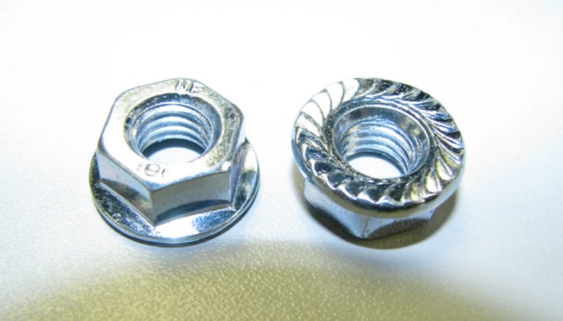 Sicherungsmutter DIN 6923, M6 Sicherungsmutter DIN 6923, M6