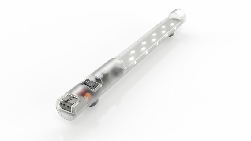 LED-Leuchte Multi Wide Voltage, mit Magnet- u. Clipbefestigung, 2-polige Druckklemme LED-Leuchte Multi Wide Voltage, mit Magnet- u. Clipbefestigung, 2-polige Druckklemme
