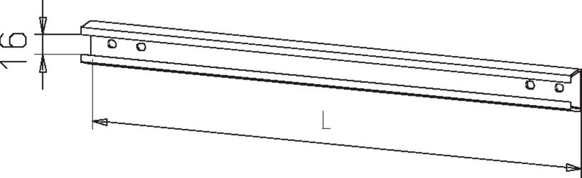 Kabelzugentlastungsschiene universal Kabelzugentlastungsschiene universal