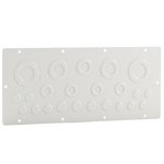 Kabeleinführungsplatte für Serie33 Stahlblech mit Vorprägungen