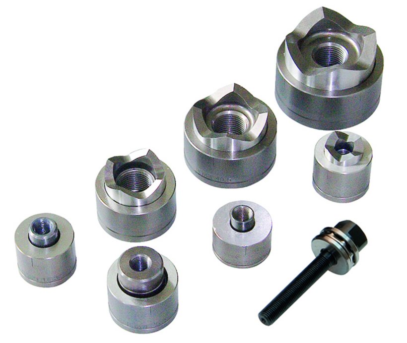 Rundlochersatz mit Lochern von PG7 bis PG21 + ø 30,5 mm Rundlochersatz mit Lochern von PG7 bis PG21 + ø 30,5 mm