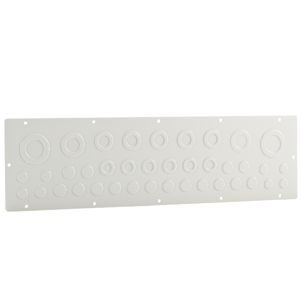 Kabeleinführungsplatte für Serie33 Stahlblech mit Vorprägungen