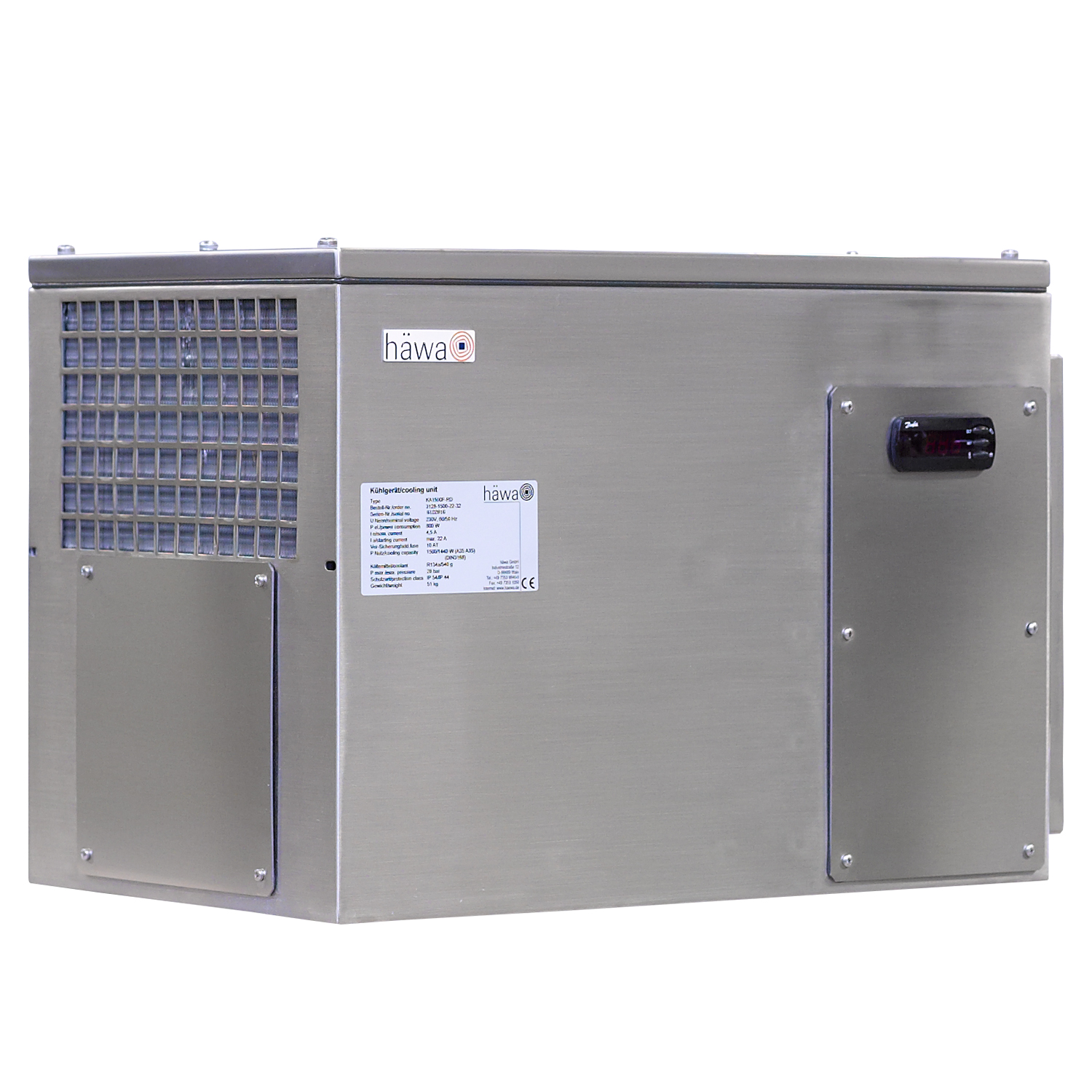 Kühlgerät Dachaufbau mit Filter, Kompaktregler