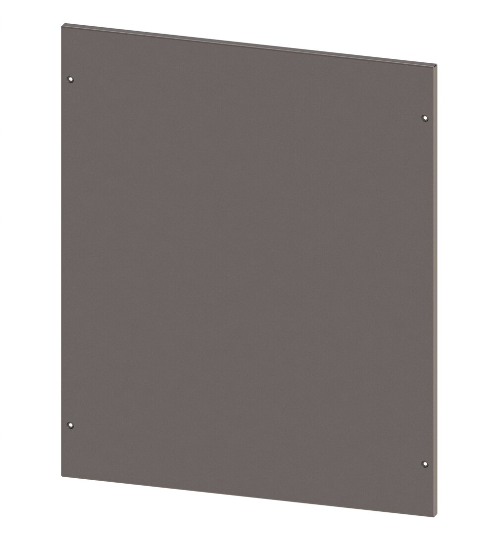 Rückwand geschraubt Edelstahl