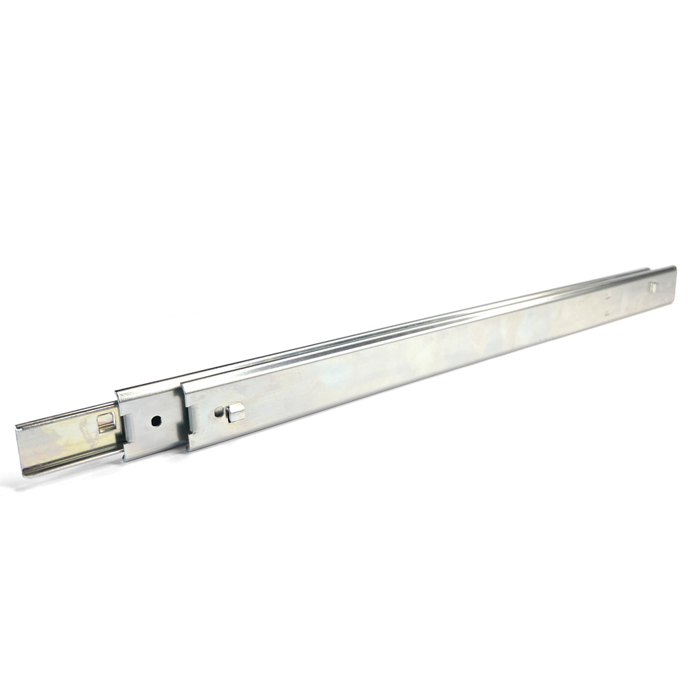 Teleskopschiene mit Bajonettaufhängung als Überauszug