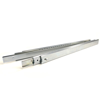 Teleskopschiene mit Bajonettaufhängung als Überauszug